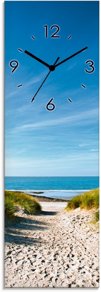 Artland Wanduhr »Strand mit Sanddünen und Weg zur See«