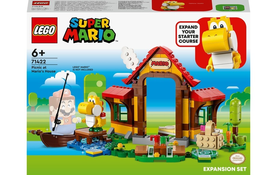 71422 Super Mario Picknick bei Mario - Erweiterungsset, Konstruktionsspielzeug