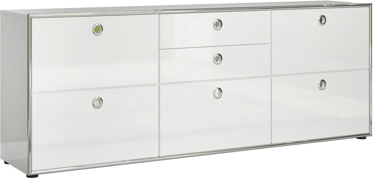 trendteam Sideboard »Infinity«, elegante Hochglanzoptik aus Italien