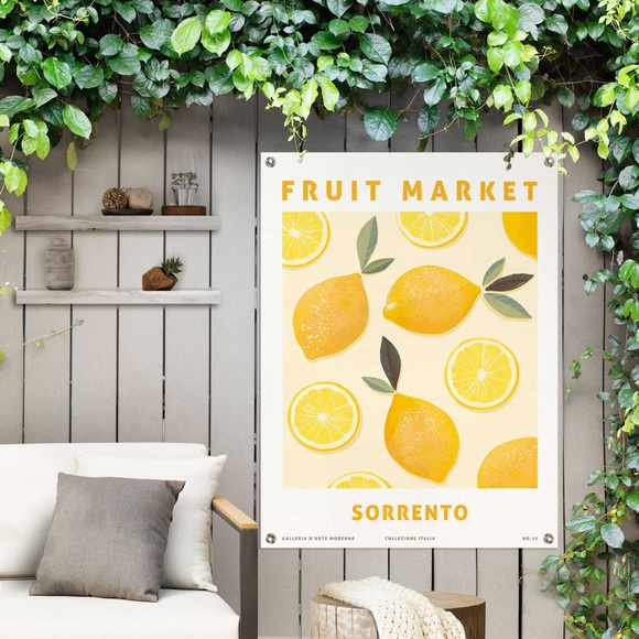 Reinders! Poster »Zitronen«, Outdoor für Garten oder Balkon