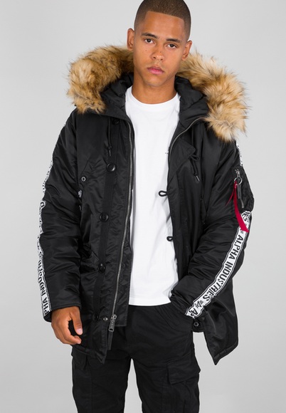 Alpha Industries Winterjacke »ALPHA INDUSTRIES Men - Parka & Winter Jackets N-3B AI-Tape«