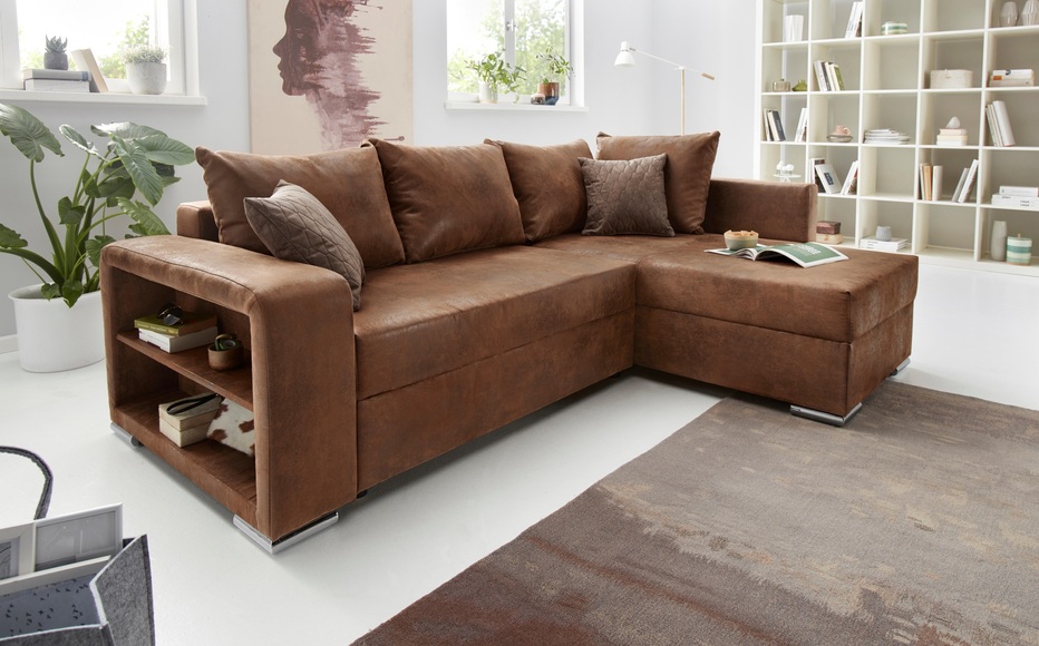 COLLECTION AB Ecksofa, inklusive Bettfunktion und Bettkasten