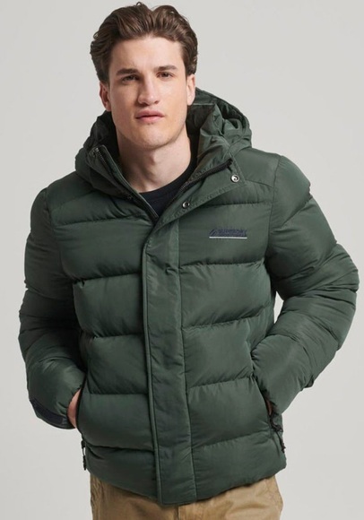 Superdry Steppjacke »HOODED MICROFIBRE SPORT PUFFER«