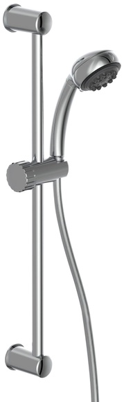 Schütte Stangenbrause-Set »VITAL«, Überkopfbrausset Duschsystem Duschsäule Brauseset Regendusche, Duschkopf mit Schlauch und Halterung, Handbrause mit 8 Funktionen, Duschbrause, Chrom