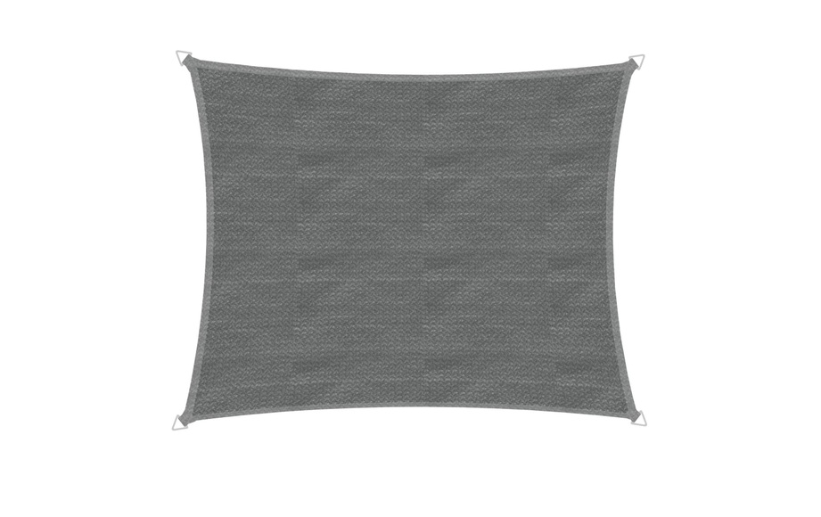 Windhager Sonnensegel Capri - Rechteck - Grau -