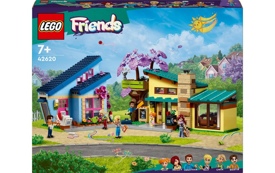 42620 Ollys und Paisleys Familien Haus Multicolor