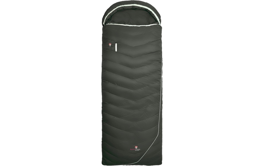 Grüezi-Bag Biopod DownWool Summer Comfort Sleeping Bag deep forest Right Zipper 2019 Daunenschlafsäcke