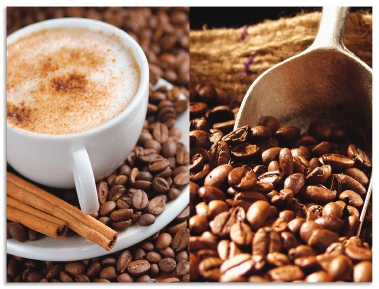 Artland Küchenrückwand »Kaffee - Cappuccino - Heisser Kaffee«