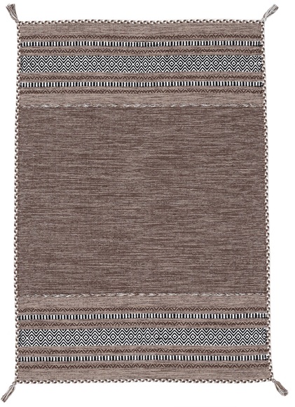 Wollteppich, »Kelim Azizi«, carpetfine, rechteckig, Höhe 5 mm, handgewebt