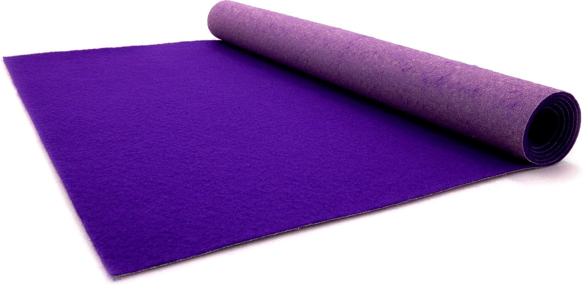 Primaflor-Ideen in Textil Läufer »Eventteppich PODIUM«, rechteckig, 2,6 mm Höhe, Breite 100 cm, robuster Nadelfilz, Uni Farben, In- und Outdoor geeignet, ideal für Events & und Veranstaltungen