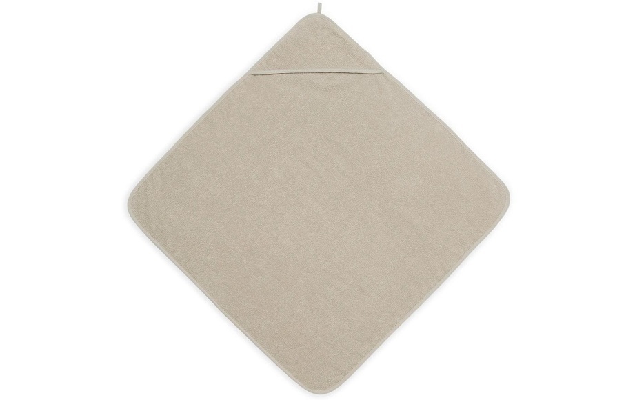 jollein Kapuzenbadetuch Frottee nougat 75 x 75 cm