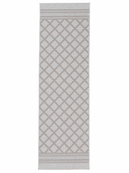 carpetfine Läufer »Boho 104«, rechteckig, 4 mm Höhe, robustes Flachgewebe, Sisal Optik, In- und Outdoor geeignet, Wetterfest und UV-beständig für Balkon, Terrasse, Garten, Aussenbereich,Wohnzimmer, Schlafzimmer