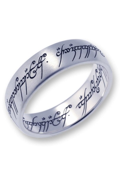 Der Herr der Ringe Fingerring »Der Eine Ring - Edelstahl, 10004022«