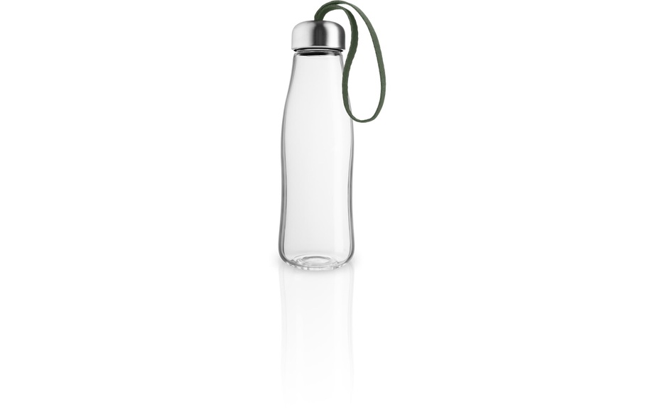 Trinkflasche / Glas - 0,5 L - Eva Solo grün en glas