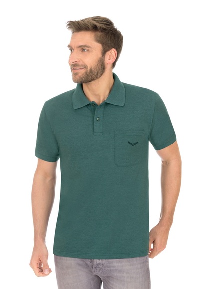 Trigema Poloshirt, mit Brusttasche