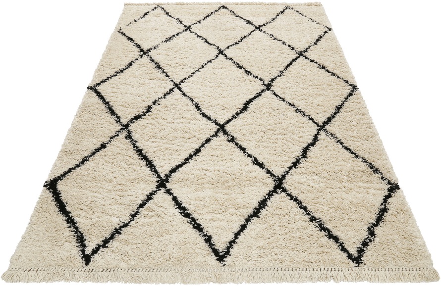 Wecon home Hochflor-Teppich »STUDIO two«, rechteckig, 35 mm Höhe, Wohnzimmer, Berber Optik