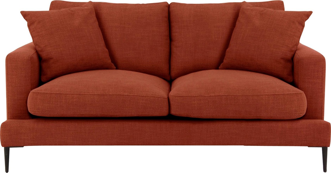 Leonique 2-Sitzer »Cozy«, mit losen Kissen und Metallbeinen
