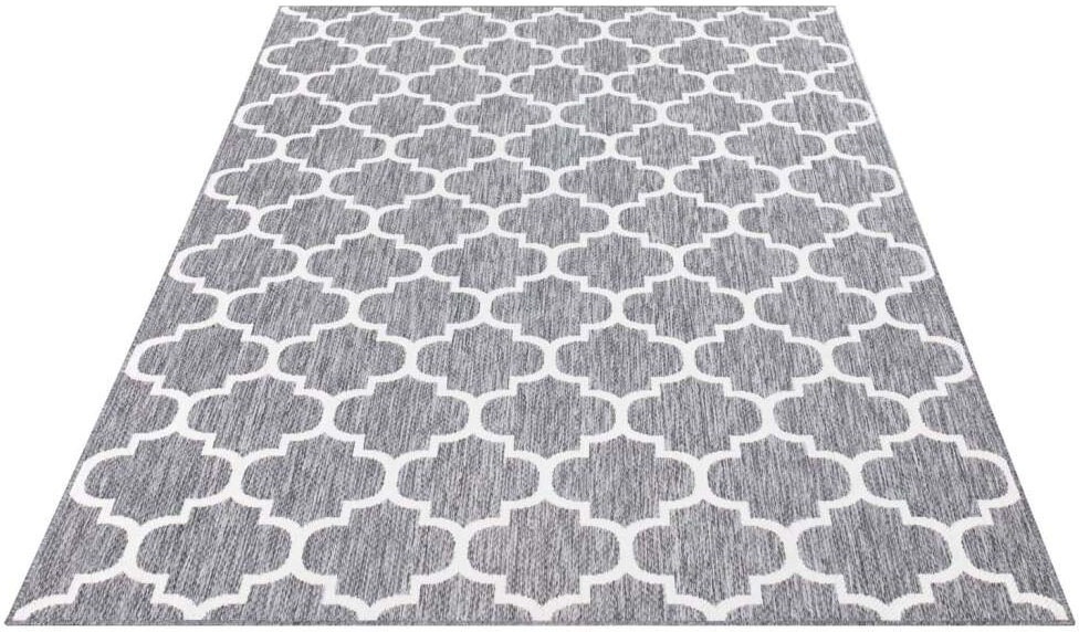 Carpet City Teppich »Outdoor«, rechteckig, 5 mm Höhe, Wetterfest & UV-beständig, für Balkon, Terrasse, Wintergarten, Flachgewebe, auch in quadratischer Form erhältlich