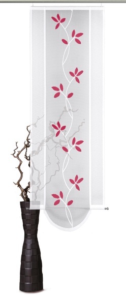 Schiebegardine, »Fiore«, VHG, Klettband 1 Stück