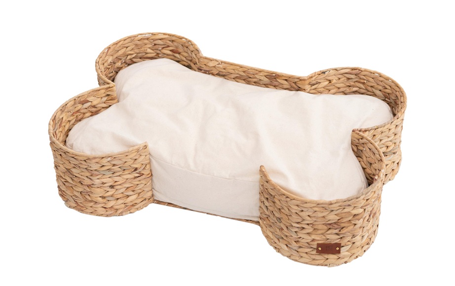 PET & Co. - Hundebett BONGO - beige - Naturstoff - 75/50/18 cm