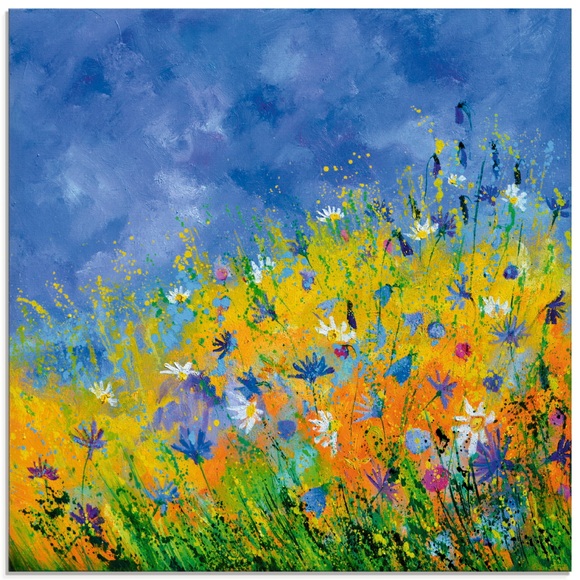 Artland Glasbild »Wildblumen«