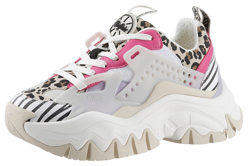 Buffalo Plateausneaker »TRAIL ONE«, mit angesagtem Animalprint