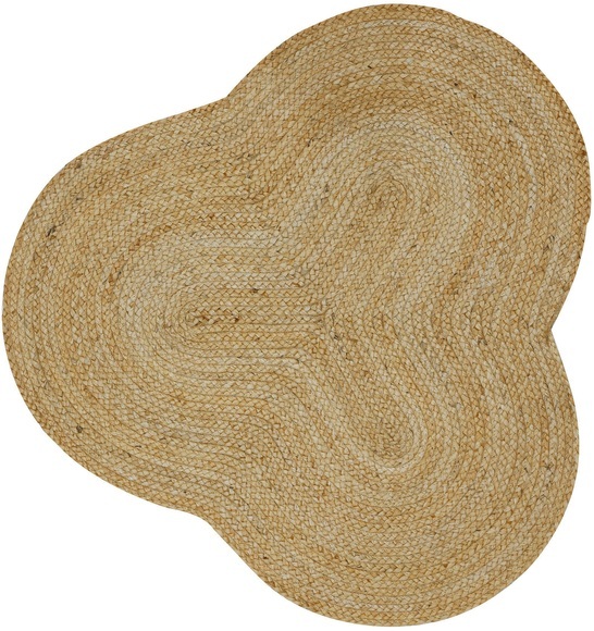 carpetfine Sisalteppich »Juteteppich Alia«, rechteckig, natürliches Pflanzenmaterial von Hand gewebt, Boho Style