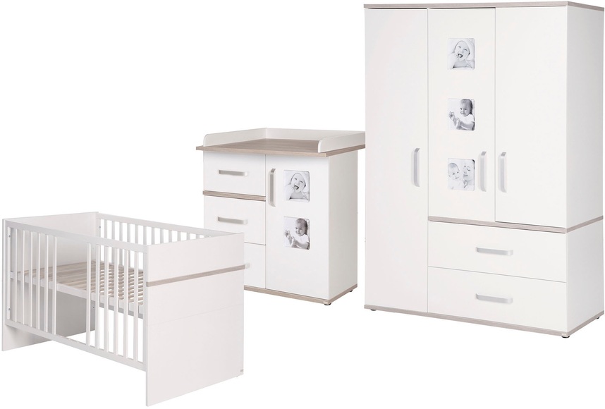 Roba Babyzimmer Set (3-tlg) Kinderzimmer »Moritz« schmal