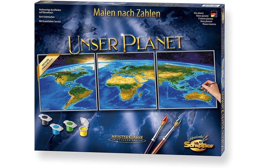 Malen nach Zahlen Unser Planet 3-teilig