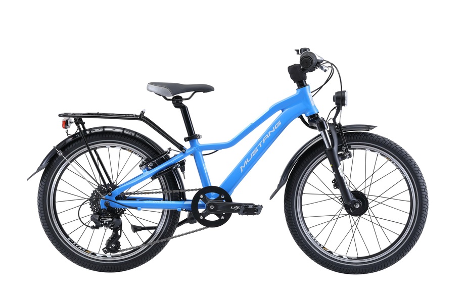 MUSTANG Kinderfahrrad »Mustang Kinderfahrrad Appaloosa SL«, Höhenverstellbarer Sitz, Licht, Ständer