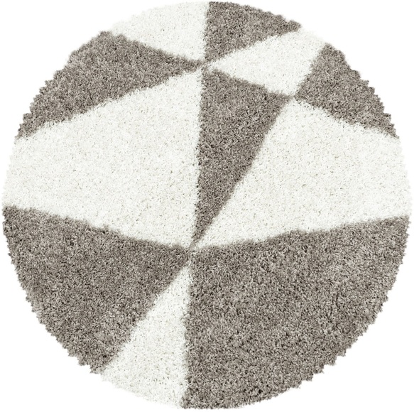 Ayyildiz Teppiche Hochflor-Teppich »TANGO 3101«, rund, 50 mm Höhe