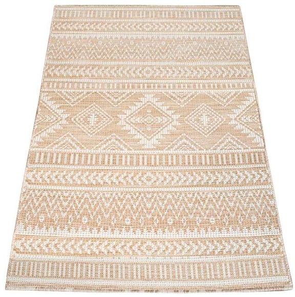 Carpet City Läufer »Palm«, rechteckig, 5 mm Höhe, Wetterfest & UV-beständig, für Balkon, Terrasse, Flur, Küche, flach gewebt