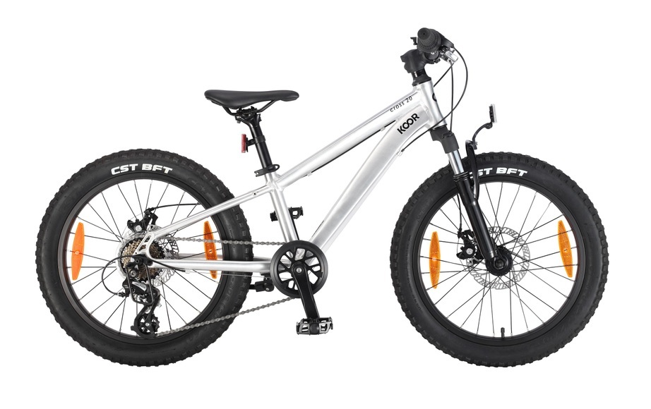 KOOR Kinderfahrrad »Cross 20 Aluminium«, Der Artikel ist NICHT vollständig vormontiert. Die Endmontage durch eine fachkundige Person wird empfohlen. Vorderrad muss noch eingespannt und die Pedale montiert werden.