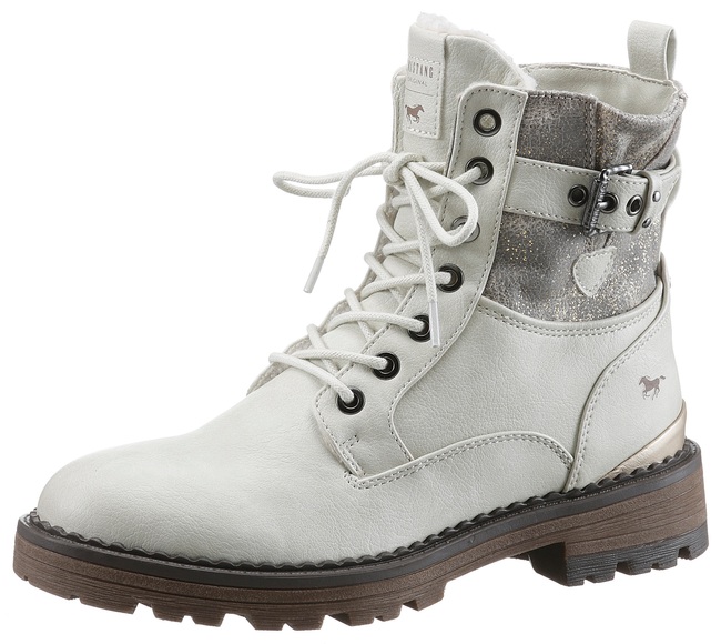 Mustang Shoes Winterboots, mit Anziehlasche und Zierschnalle