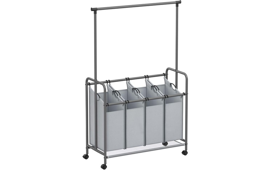 SONGMICS Wäschekorb »50 l Grau«