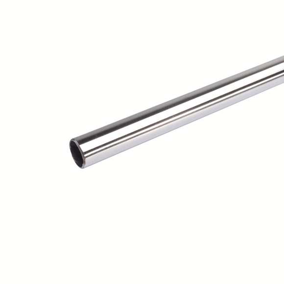 Gardinenstange, »Gardinenrohr, Stilrohr, Gardinenstange 16 mm Edelstahl«, Liedeco, Fixmass