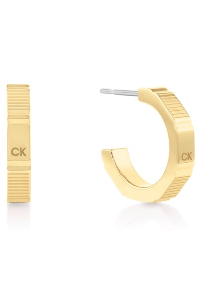 Calvin Klein Paar Creolen »Schmuck Edelstahl Ohrschmuck Damenohrringe SHAPES«, zu Hoodie, Shirt, Jeans, Sneaker, Jacke, Calvin Klein Underwear!