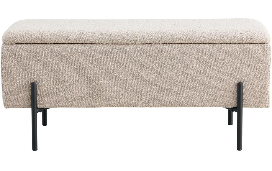 House Nordic Sitztruhe »Watford 36.5 x 95 x 46 cm Beige«