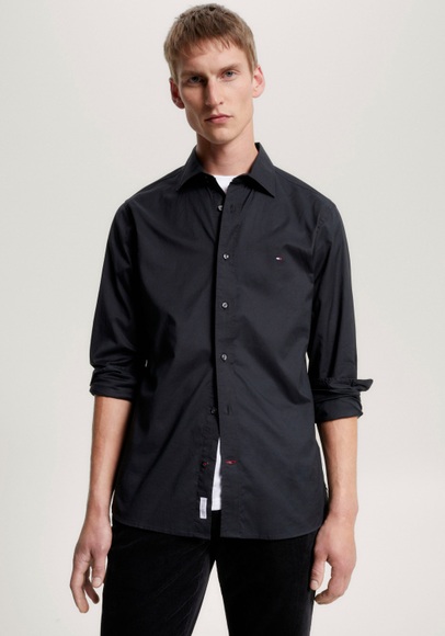 Tommy Hilfiger Langarmhemd »FLEX WIDESPREAD POP«