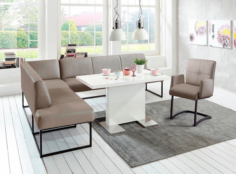 exxpo - sofa fashion Eckbank »Affogato«, Frei im Raum stellbar