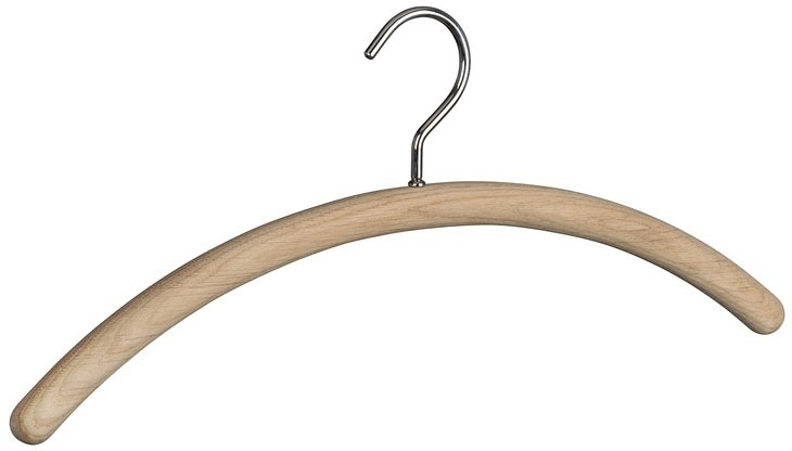 WENKO Kleiderbügel »Rollo«, (Set, 1 tlg.), Eiche Natur, FSC® zertifiziert