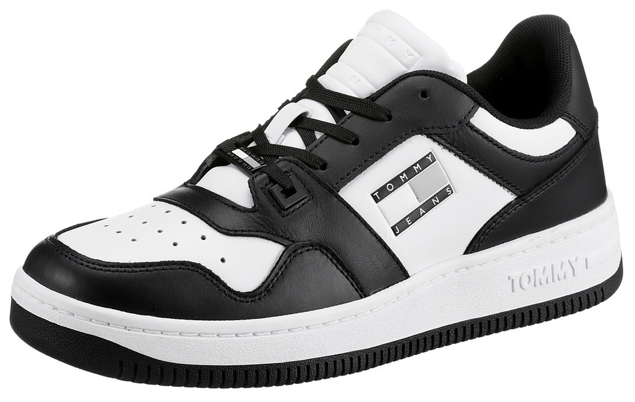 Tommy Jeans Keilsneaker »TOMMY JEANS RETRO WMN LOW FANCY«, im two-tone Look, in Schuhweite E (schmal)