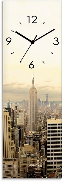 Artland Wanduhr »Skyline Manhattan - New York«