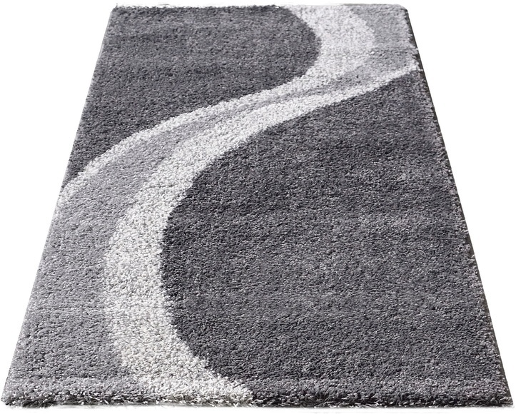 my home Hochflor-Teppich »Fantasy«, rechteckig, Luxus Hochflor, Shaggy, modernes Design, weich & kuschelig