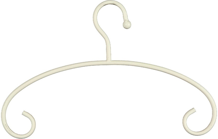 Ambiente Haus Kleiderbügel »Kleiderbügel aus eisen - antikweiss«, (1 tlg.)