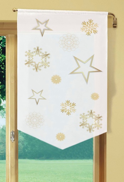 HOME WOHNIDEEN Vorhang »STARIO«, Fensterbehang Voile digital bedruckt