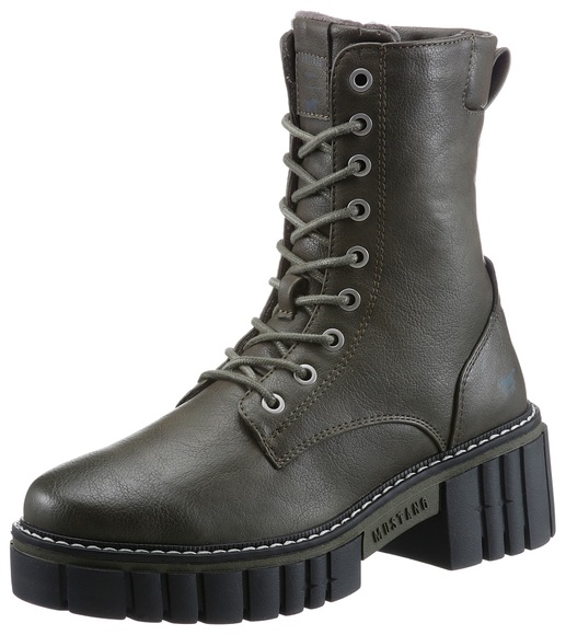 Mustang Shoes Schnürboots, mit Profilsohle