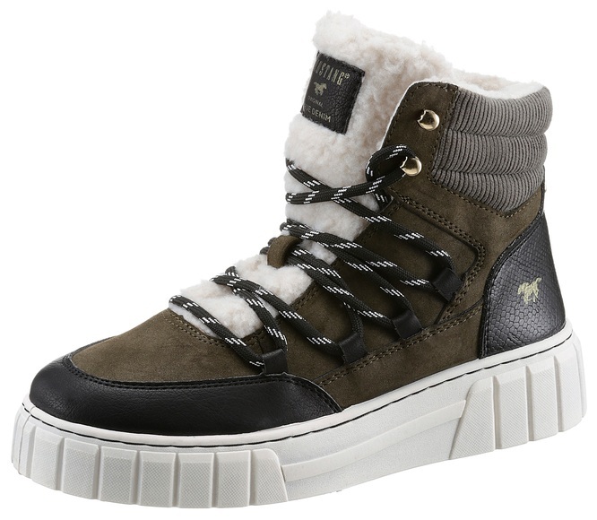 Mustang Shoes Winterboots, mit gepolstertem Schaftrand