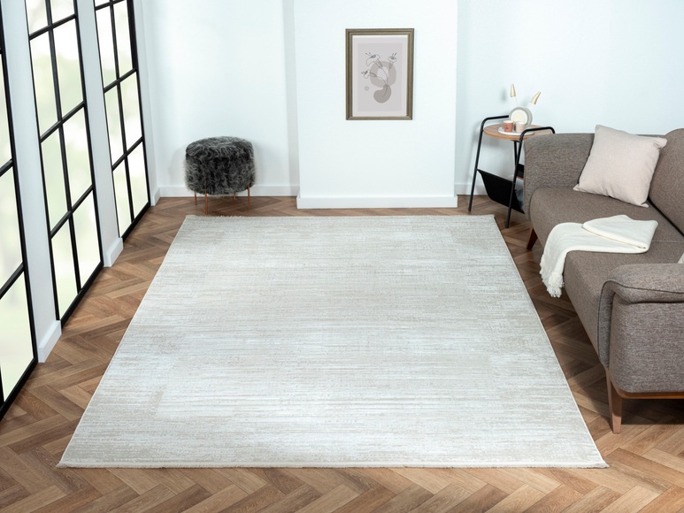 Myflair Möbel & Accessoires Teppich »My Heaven«, rechteckig, Kurzflor, Scandi-Look, besonders weich durch Microfaser, mit Fransen
