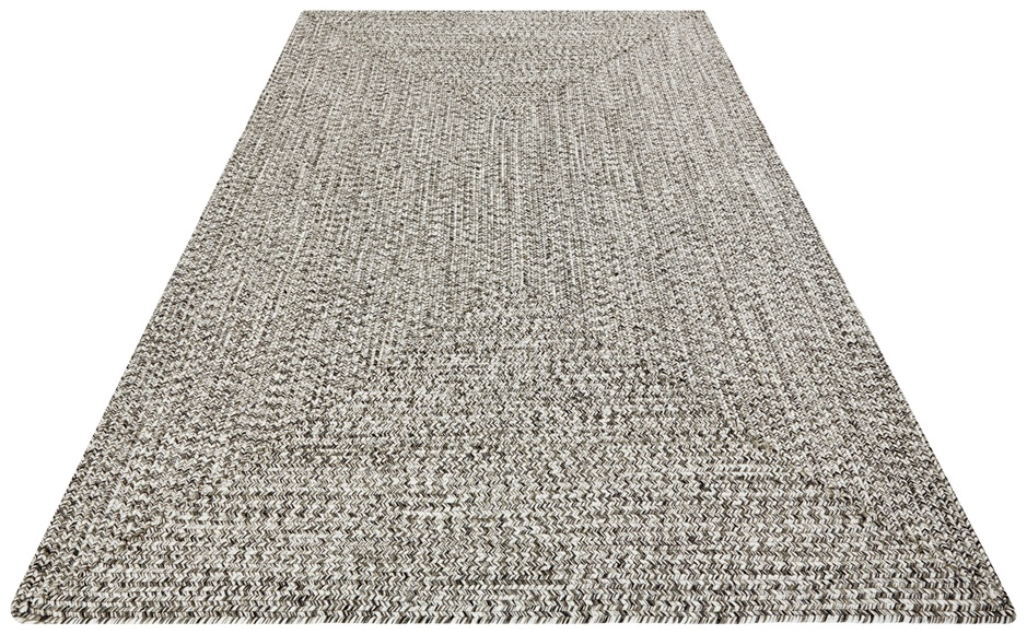 NORTHRUGS Teppich »Trenzado«, rechteckig, In- & Outdoor, Handmade-Look, Gewebt, Wetterfest, Balkon, Wohnzimmer